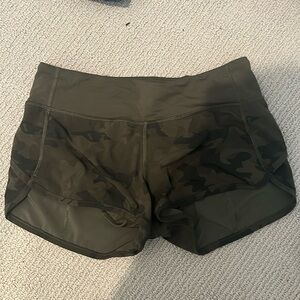 Lululemon camo shorts